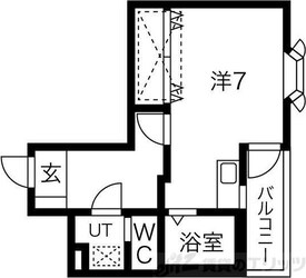 カルム香川IIの物件間取画像